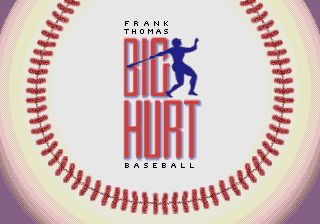 Frank Thomas Big Hurt Baseball (USA, Europe) Title Screen